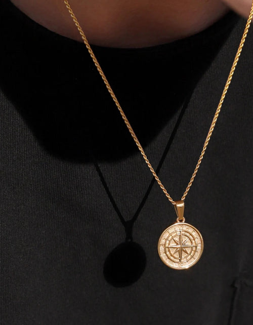 Load image into Gallery viewer, Men&#39;s Compass Necklaces
