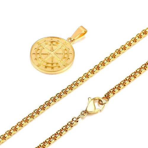 Load image into Gallery viewer, Men&#39;s Compass Necklaces
