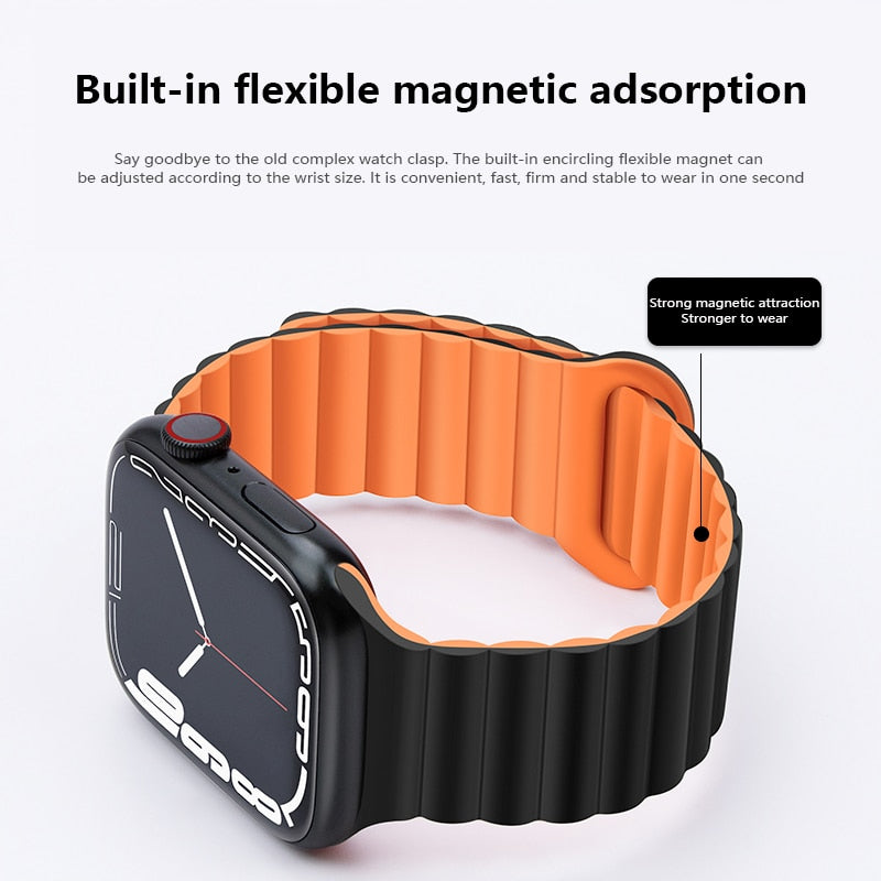 Silicone Strap Band Magnetic Bracelet