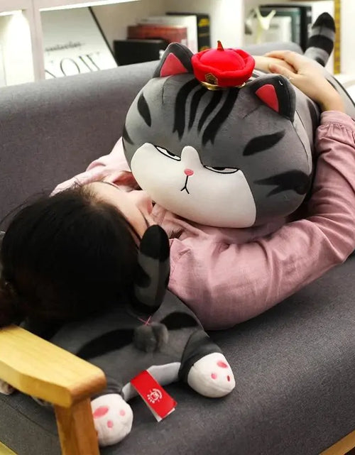 Load image into Gallery viewer, Kawaii Moody Giant Cat Plush
