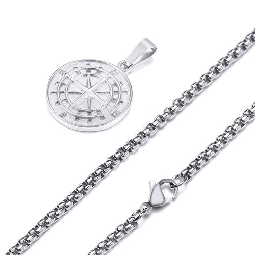 Load image into Gallery viewer, Men&#39;s Compass Necklaces
