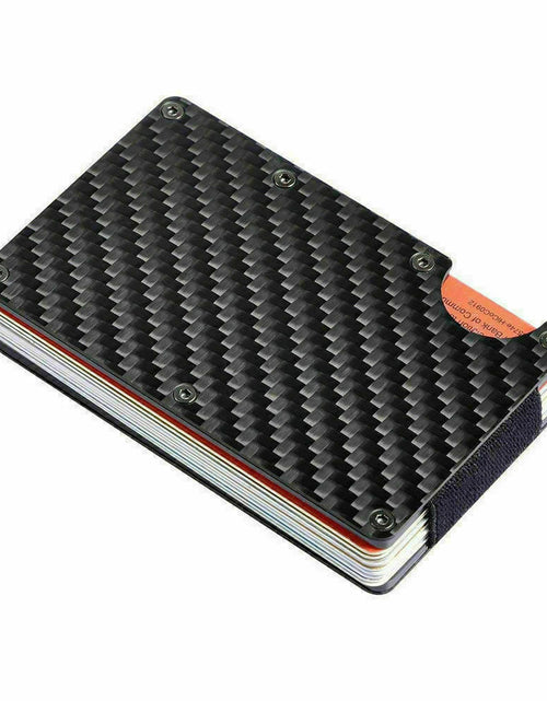 Load image into Gallery viewer, Men&#39;s RFID Blocking Carbon Fiber Wallet
