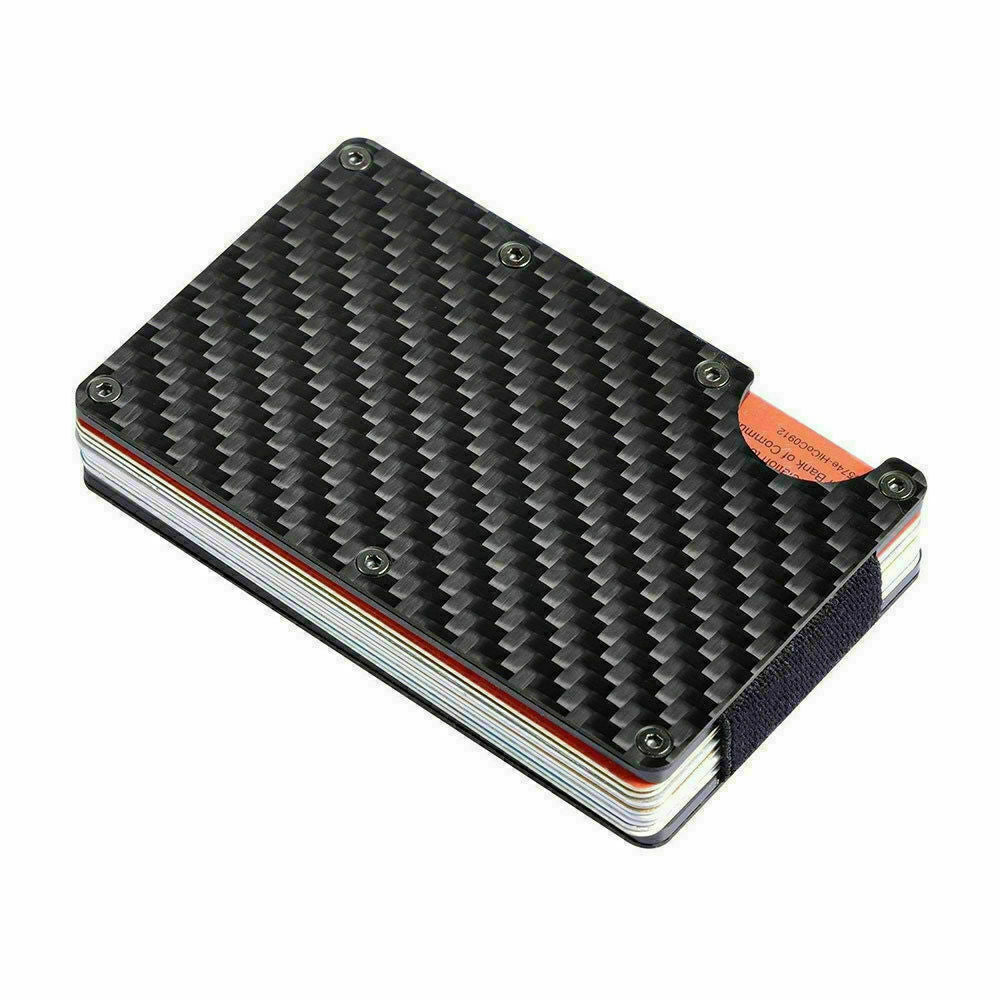 Men's RFID Blocking Carbon Fiber Wallet