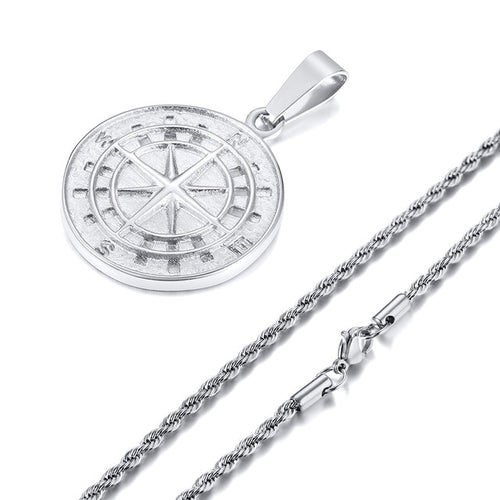 Load image into Gallery viewer, Men&#39;s Compass Necklaces
