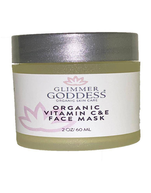 Load image into Gallery viewer, Organic Vitamin C &amp; E Brightening &amp; Tightening Face Mask - 2 oz.
