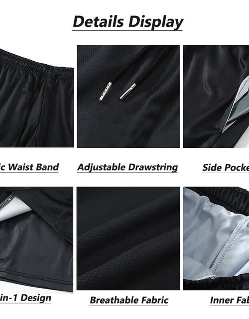 Load image into Gallery viewer, 2 in-1 Compression Shorts for Men
