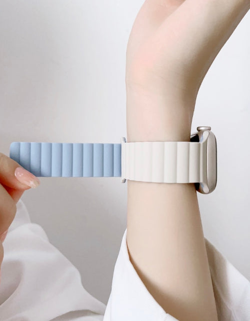 Load image into Gallery viewer, Silicone Strap Band Magnetic Bracelet
