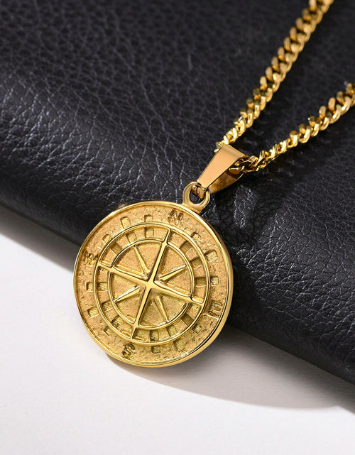 Load image into Gallery viewer, Men&#39;s Compass Necklaces
