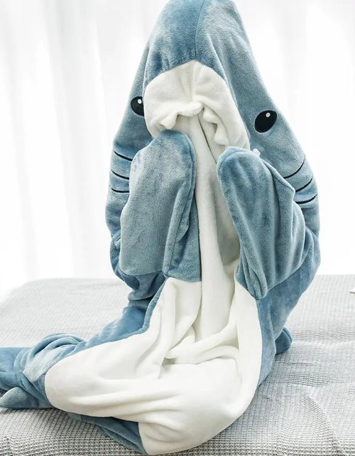 Load image into Gallery viewer, Shark Sleeping Bag Pajamas
